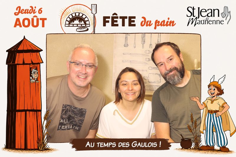 Photobooth Gumpy à la fête du pain de Saint-Jean-de-Maurienne